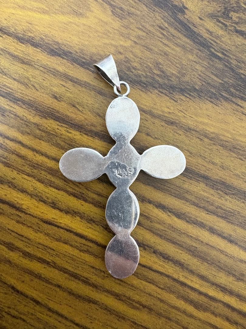 メキシカンジュエリー 925 ヴィンテージ オニキス　刻印