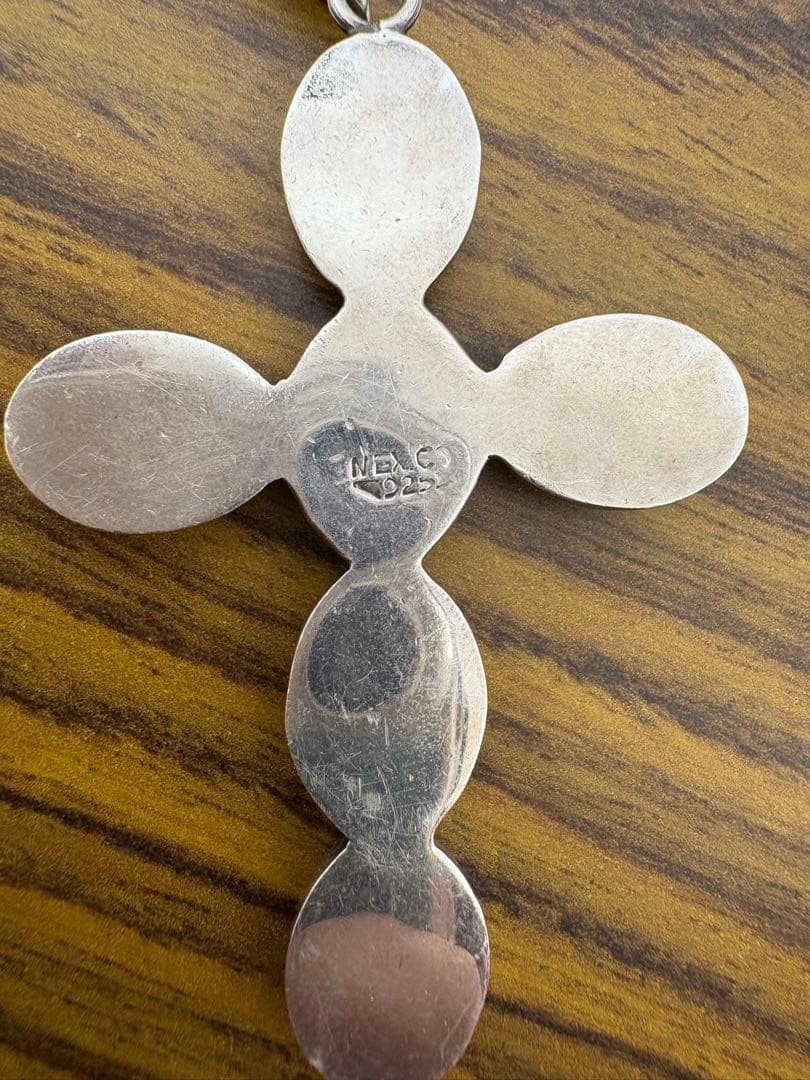 メキシカンジュエリー 925 ヴィンテージ オニキス　刻印