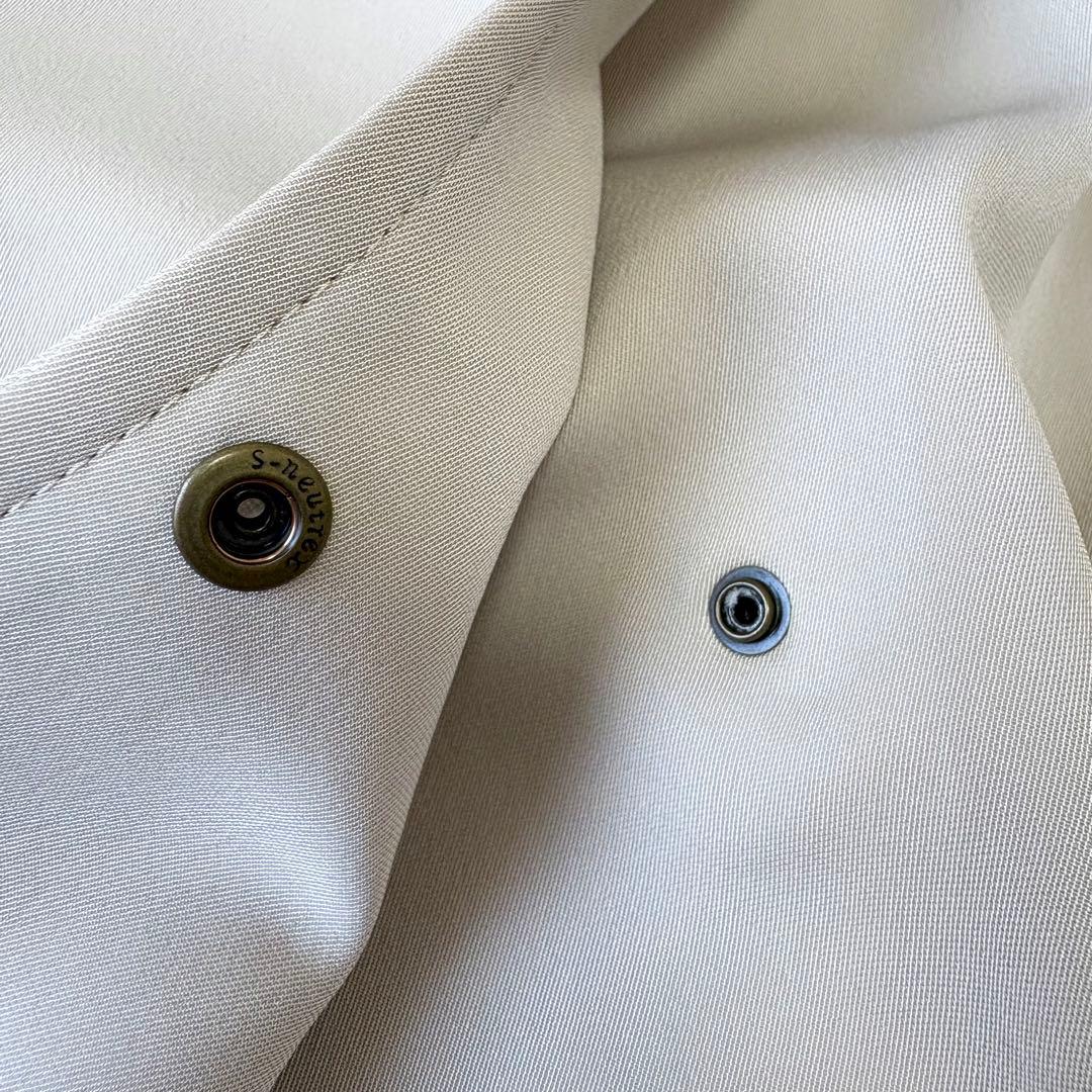 新品タグ付✨INDIVI スプリングコート【定価3万】グレージュ 38 トリアセ
