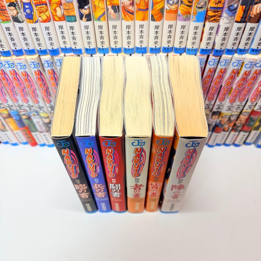 NARUTO 全巻 1-72+外伝　ガイドブック6冊　ナルト