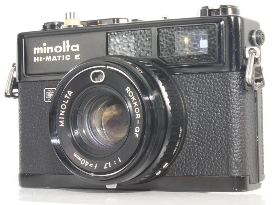 整備品　Minolta Hi-Matic E blackレンジファインダーカメラ