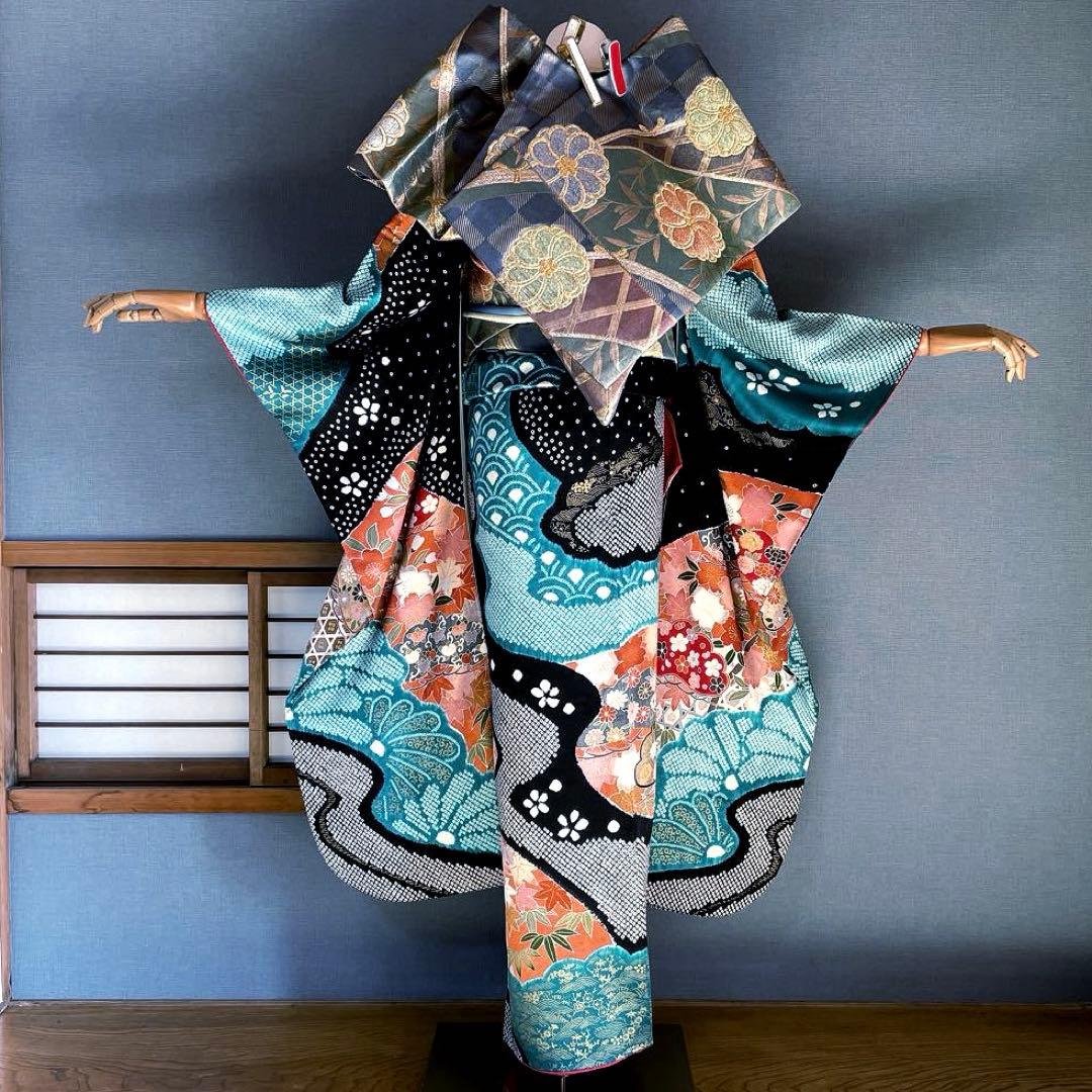 浜のマチコ♡ページ　成人式振袖　振袖　裄丈70 ➕サイズ