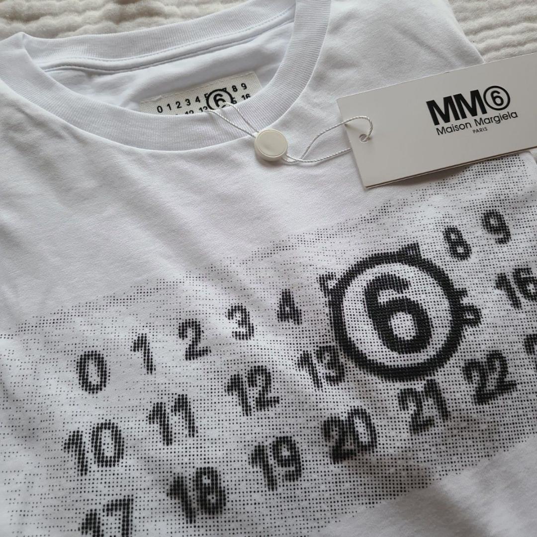 人気★MM6 MAISON MARGIELA　ホワイト Tシャツ　16Y Ｌ相当