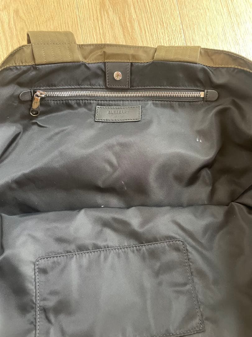 BURBERRY ボストンバッグ オリーブ