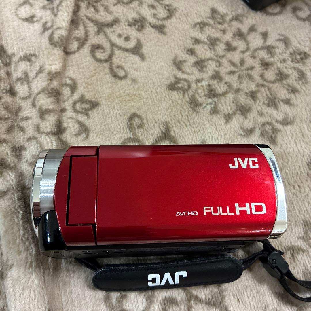 【送料込】JVC Everio ビデオカメラ FULL HD GZ-E600-R