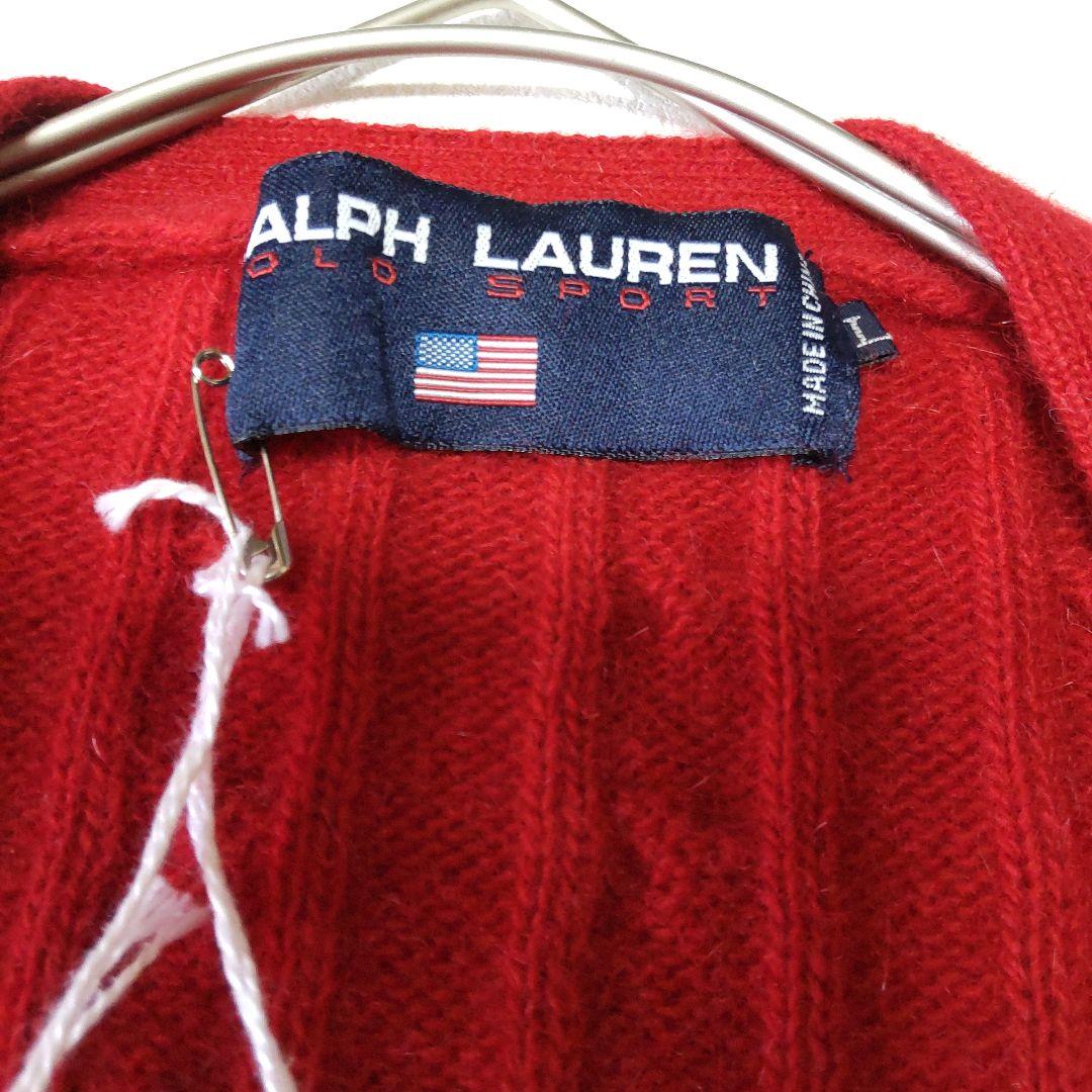 【RALPH LAUREN】ラルフローレン カーディガン 90’sタグ 未使用