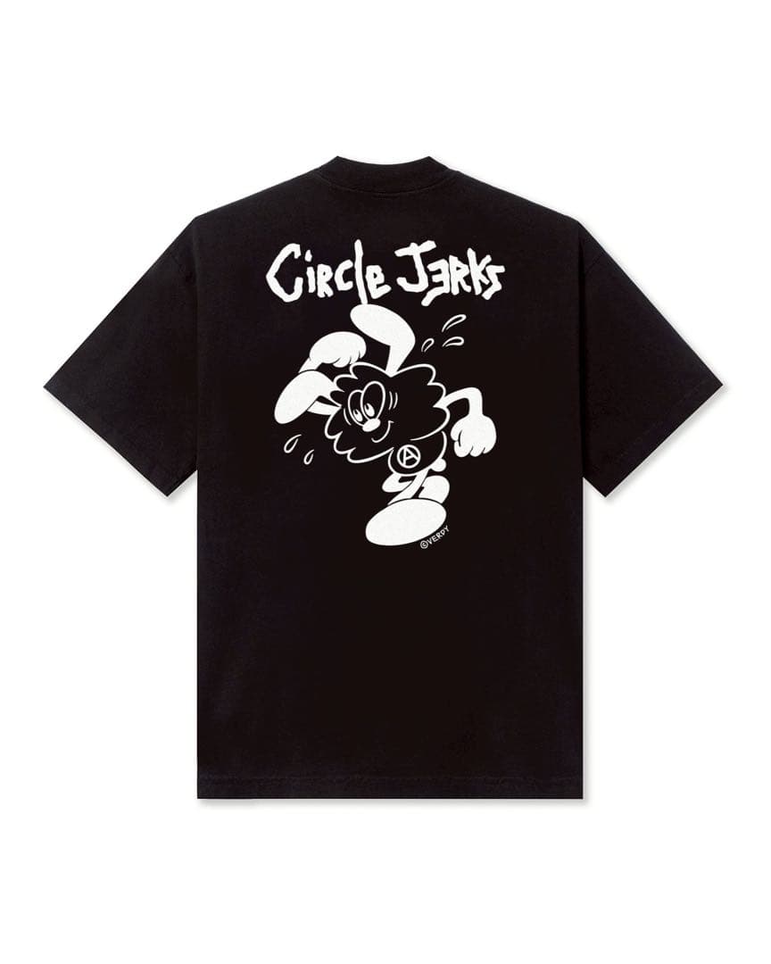 新品 L BLACK Circle Jerks x VERDY Tee②