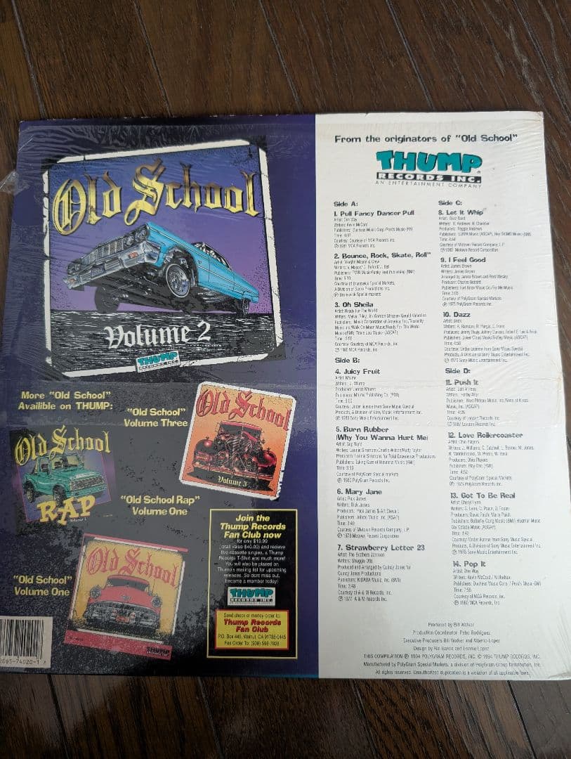 Old School Volume 2【1994】カラービニール 2枚組アルバム