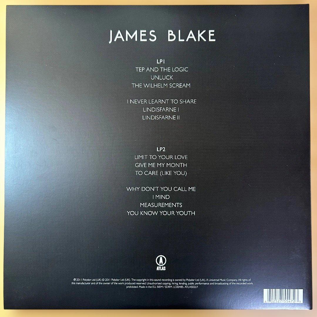 James Blake 2LP 美品