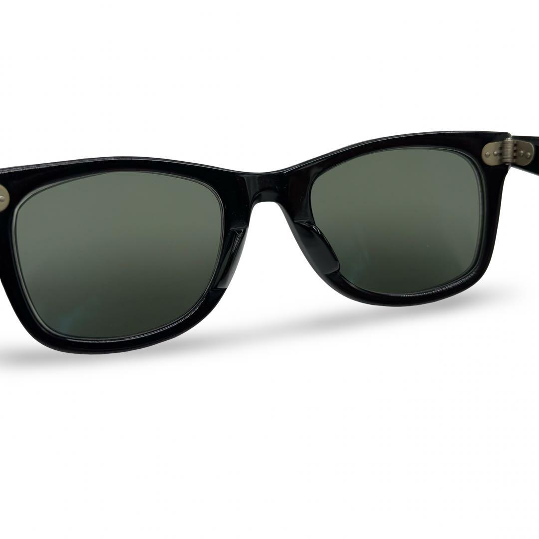 【美品】Ray-Ban Wayfarer レイバン　サングラス　眼鏡　度入り　黒