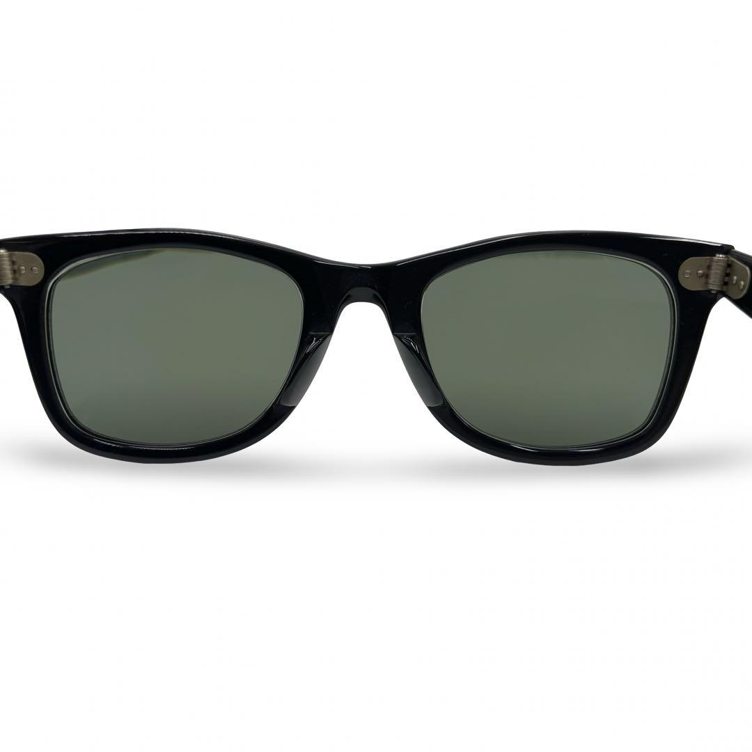 【美品】Ray-Ban Wayfarer レイバン　サングラス　眼鏡　度入り　黒