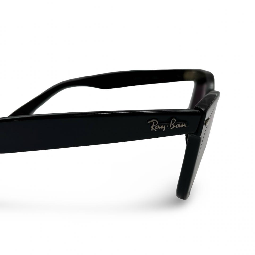 【美品】Ray-Ban Wayfarer レイバン　サングラス　眼鏡　度入り　黒