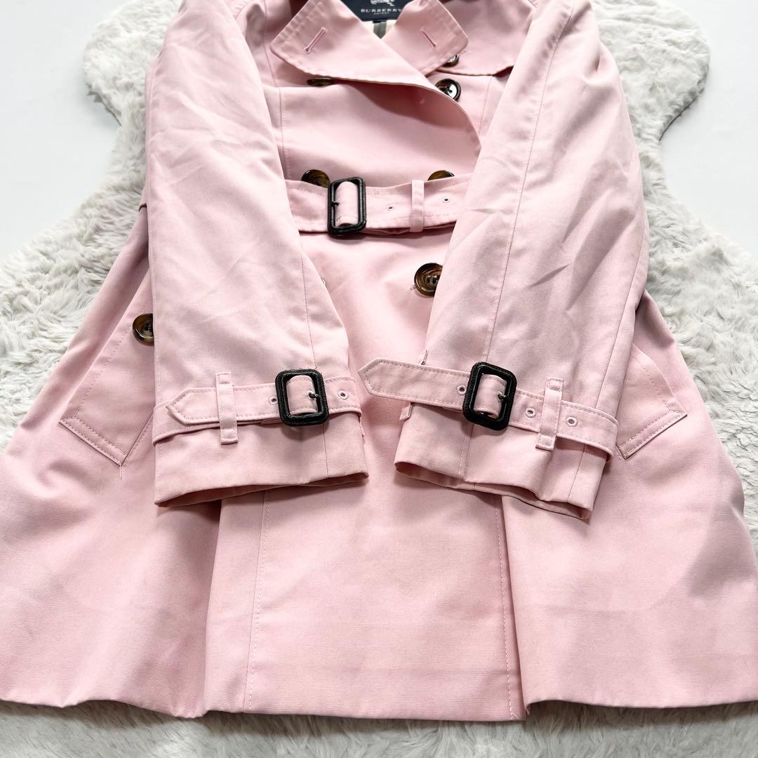 BURBERRY*バーバリーロンドン　トレンチコート　ピンク　ノバチェック　38