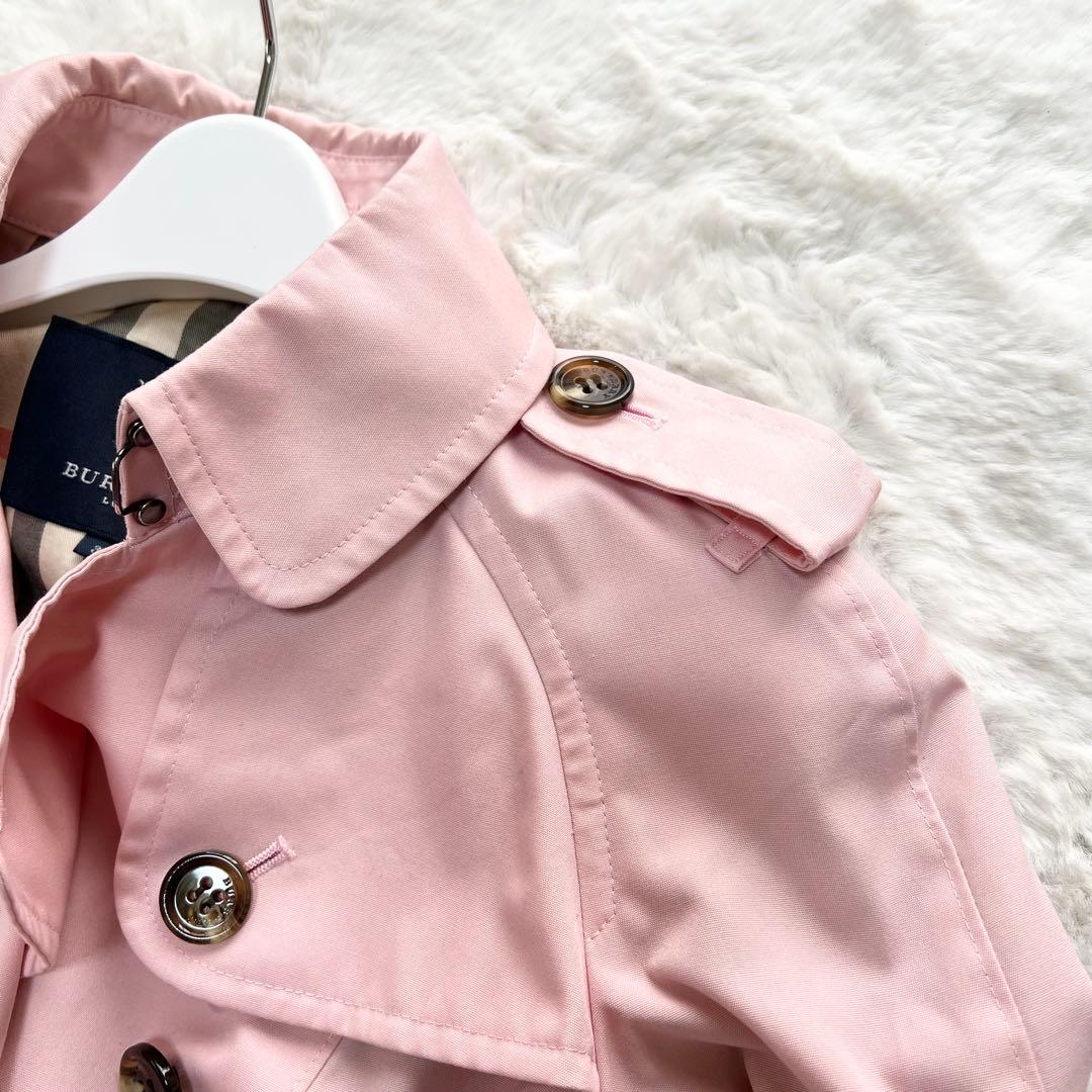BURBERRY*バーバリーロンドン　トレンチコート　ピンク　ノバチェック　38