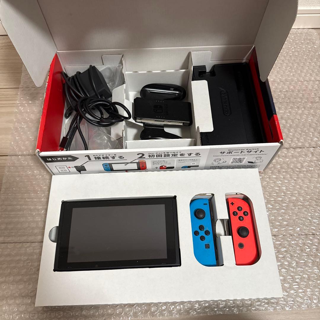 Nintendo Switch 本体 ネオンブルー レッド
