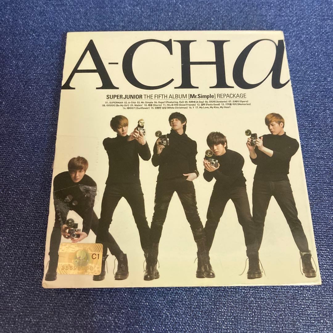 super junior A CHA CD トレカ　5枚
