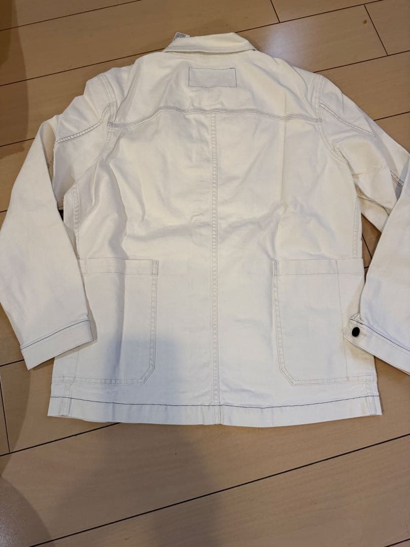 DIESEL ホワイトジャケット Lカバーオール　　　　　　　　新品49500円