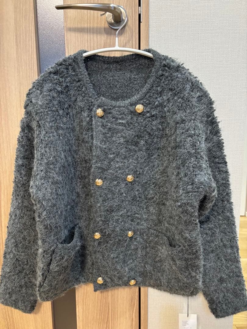 【新品・タグ付き】エルフランク　ループダブルカーディガン