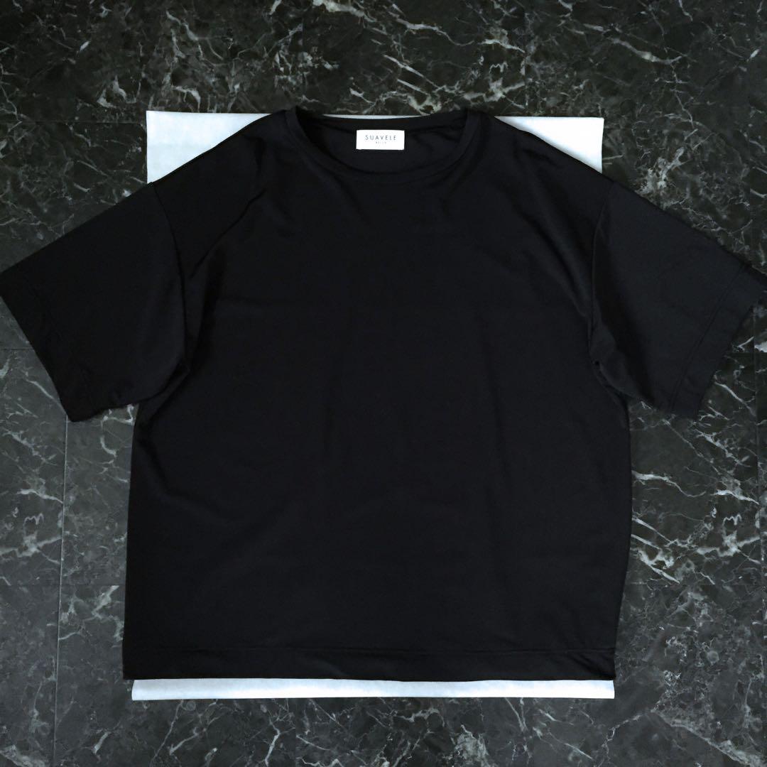 SUAVELE【極SILKY】【セットアップ】【異次元ストレッチ】black