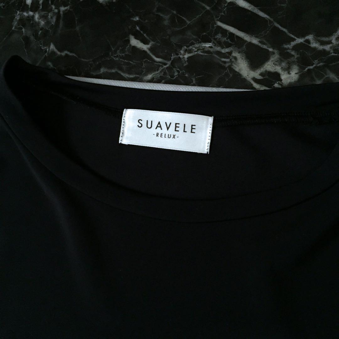 SUAVELE【極SILKY】【セットアップ】【異次元ストレッチ】black