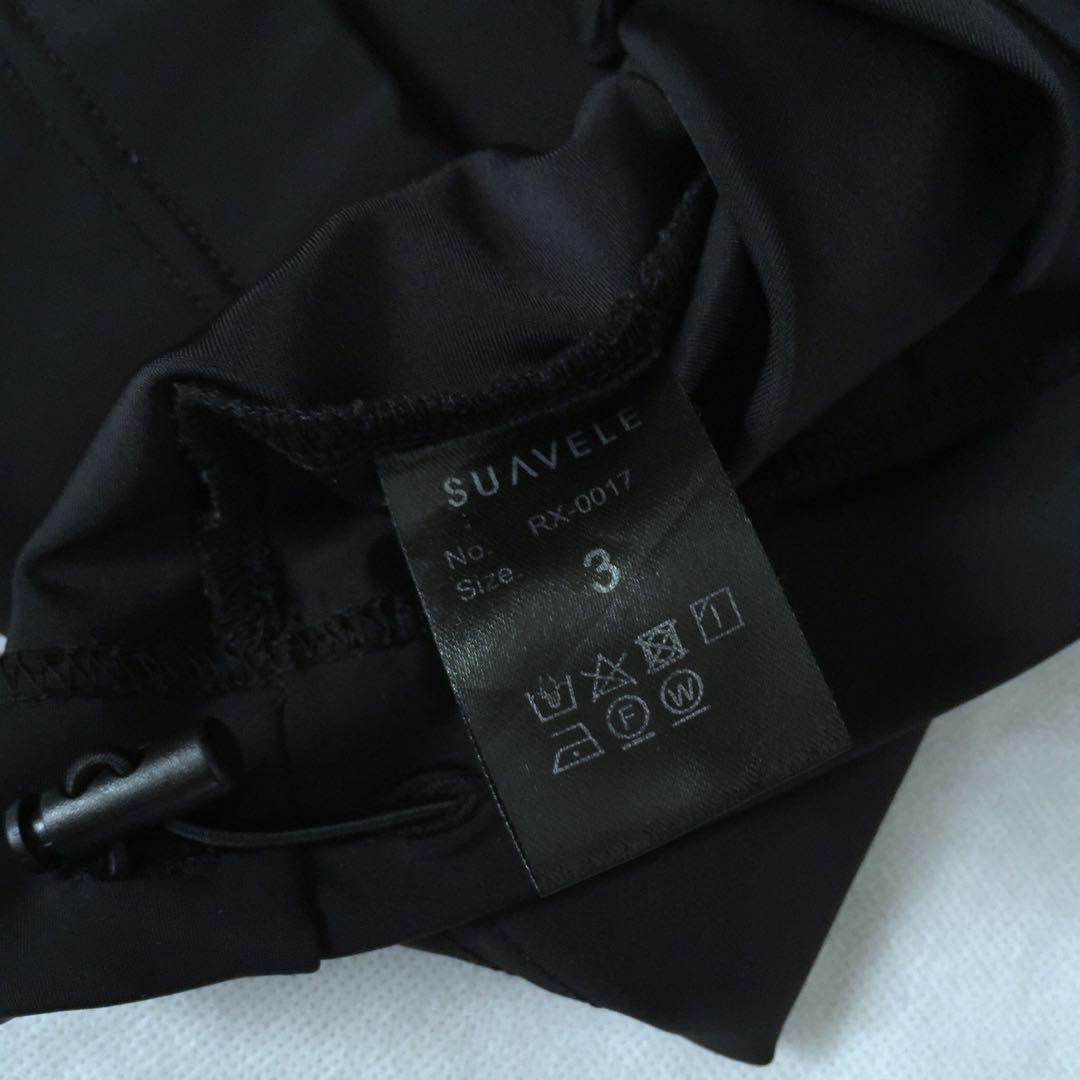 SUAVELE【極SILKY】【セットアップ】【異次元ストレッチ】black