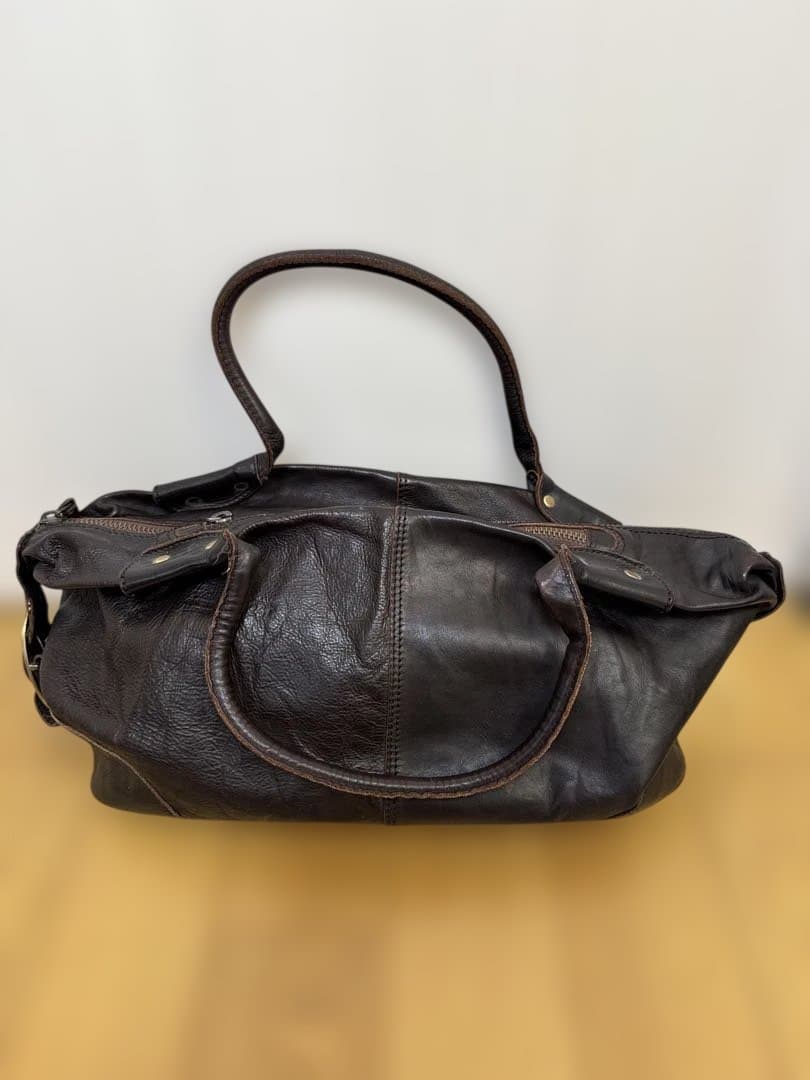 BARK TANNAGE レザーボストンバッグ