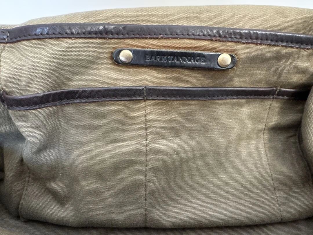 BARK TANNAGE レザーボストンバッグ
