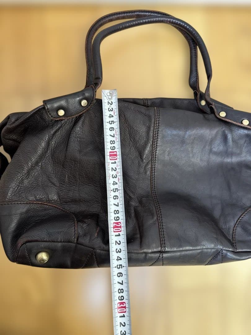 BARK TANNAGE レザーボストンバッグ