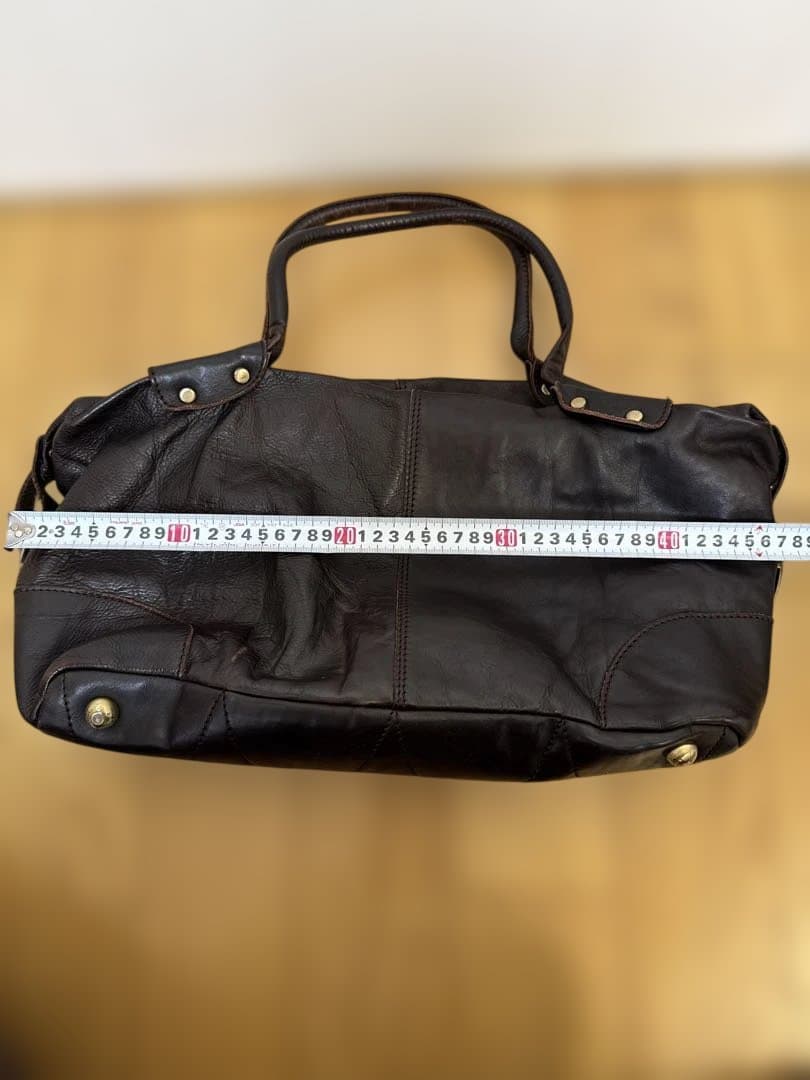 BARK TANNAGE レザーボストンバッグ