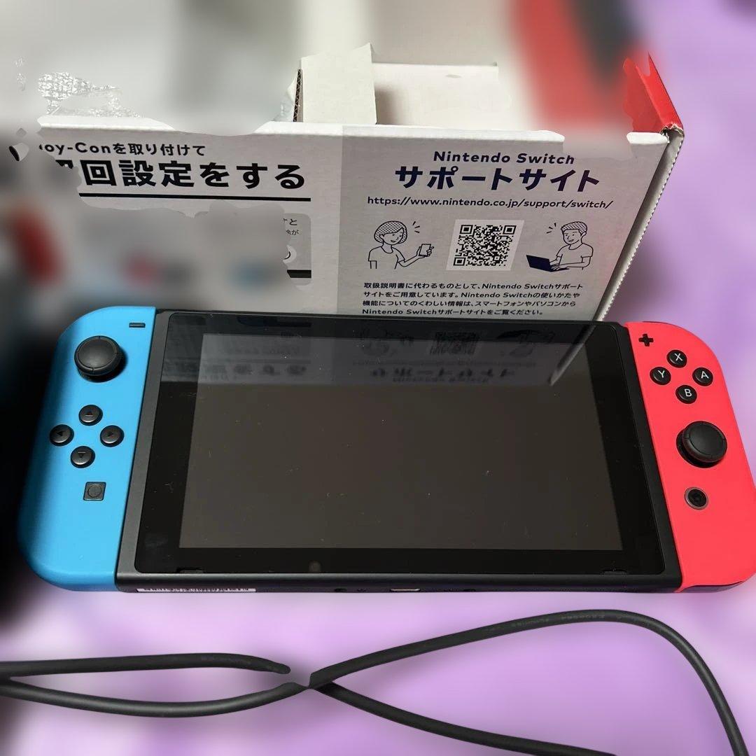 【美品】Nintendo Switch Joy-Con 赤／青