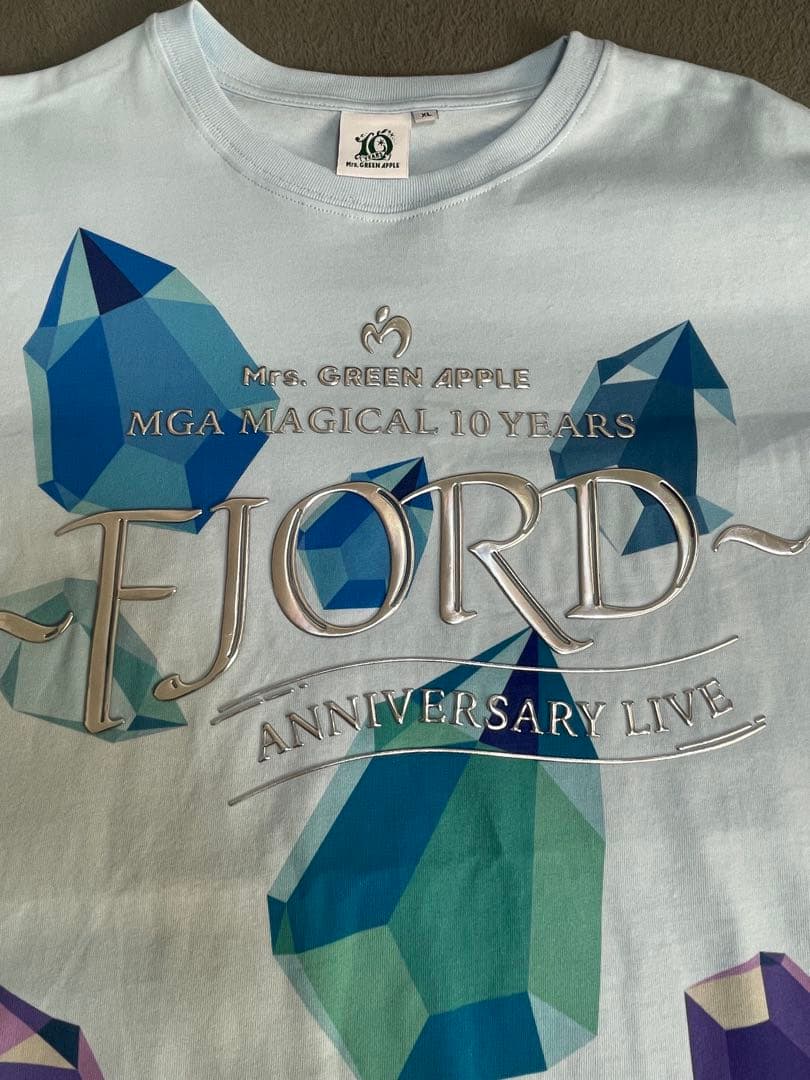 Mrs. GREEN APPLE / FJORD クリスタルTシャツ XL