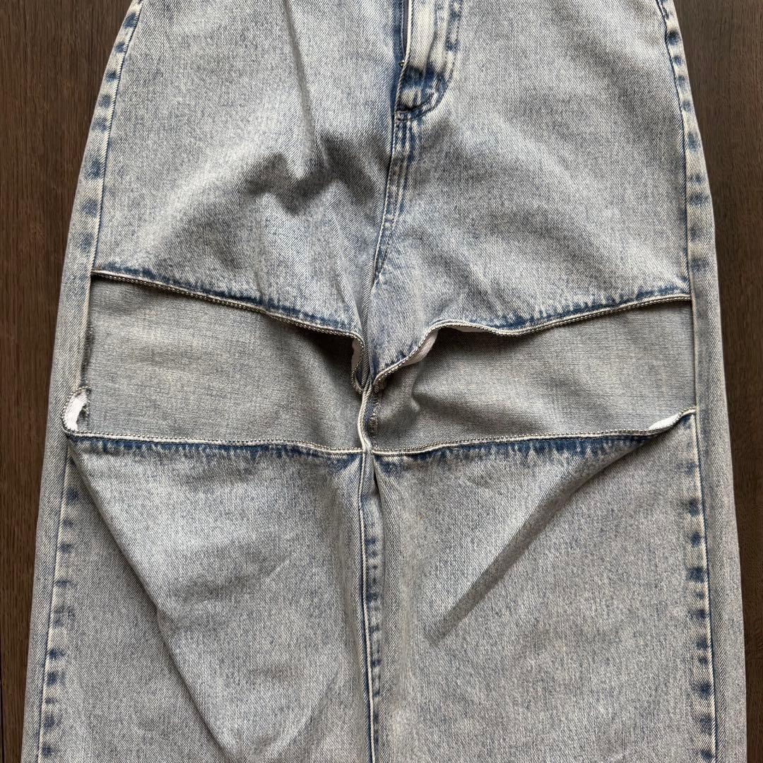 新品タグ付き✨Darich カットアウトデニムパンツ XS 小柄 小さいサイズ