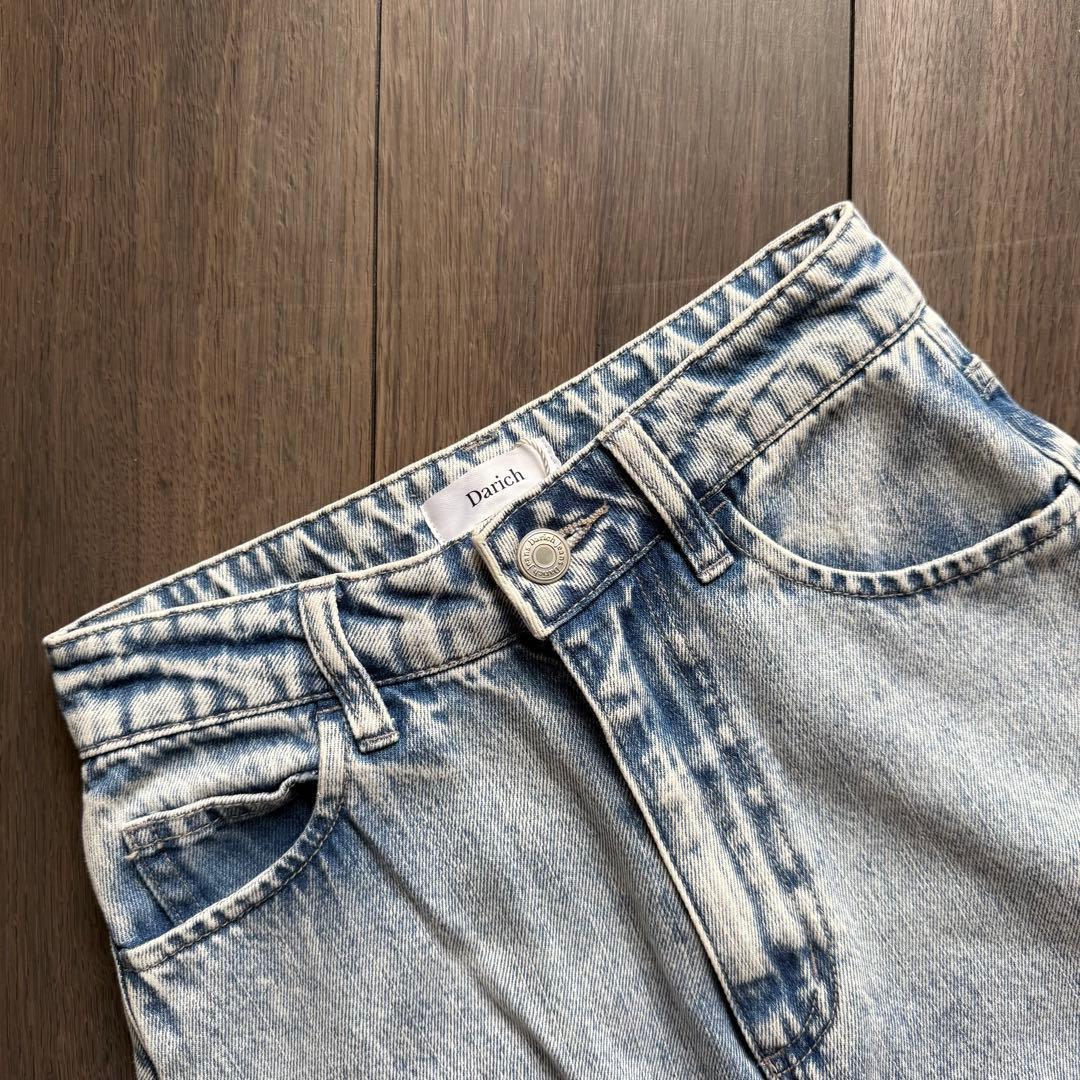 新品タグ付き✨Darich カットアウトデニムパンツ XS 小柄 小さいサイズ