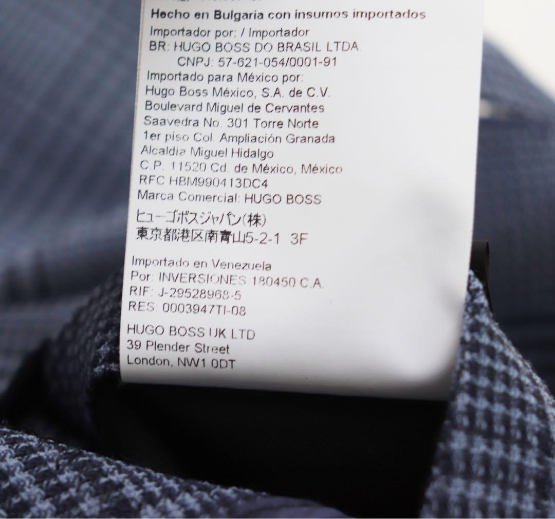 《ヒューゴボス》未使用 SLIMFIT シングル2Bジャケット 56(4XL)