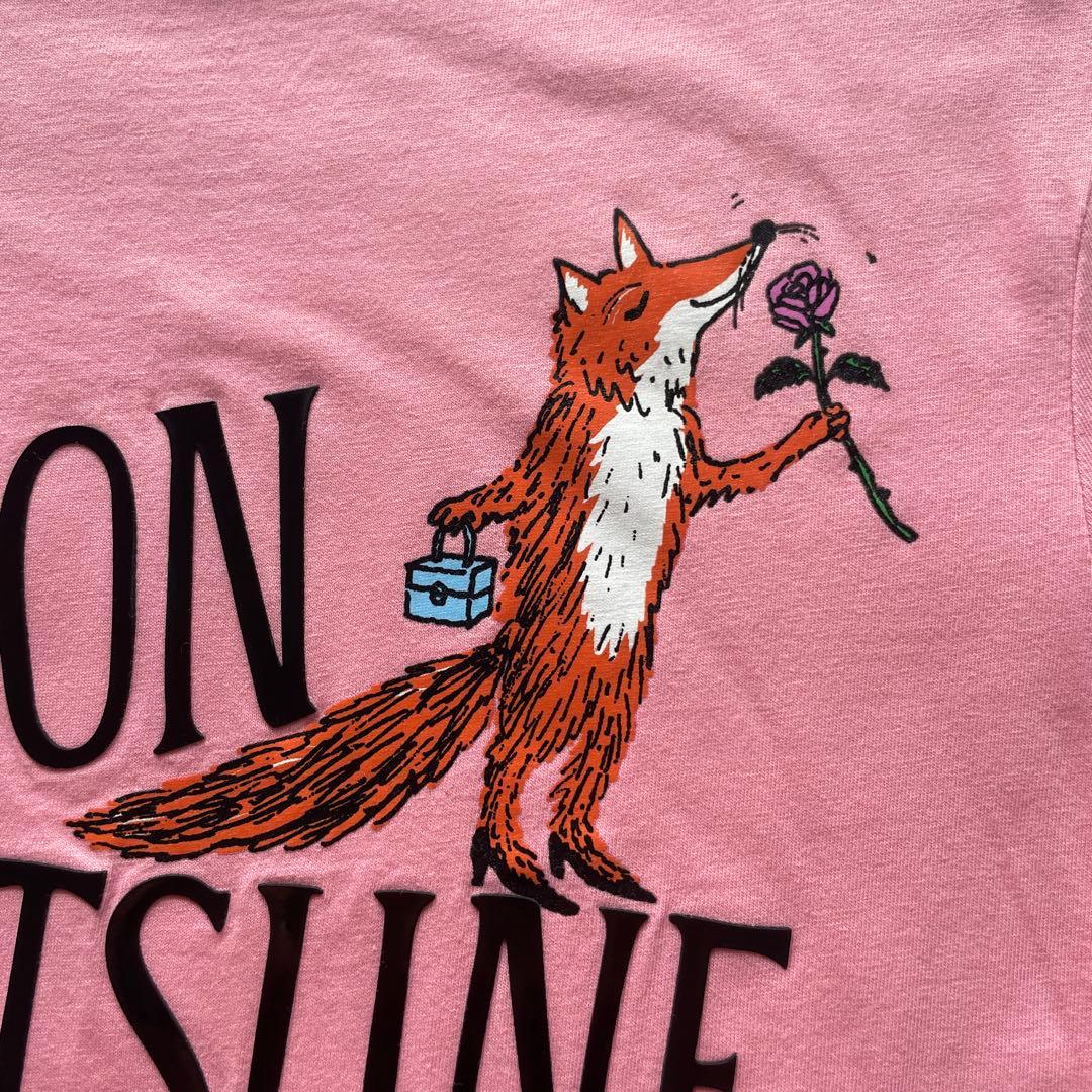美品 メゾンキツネ　MAISON KITSUNÉ ピンク Tシャツ M