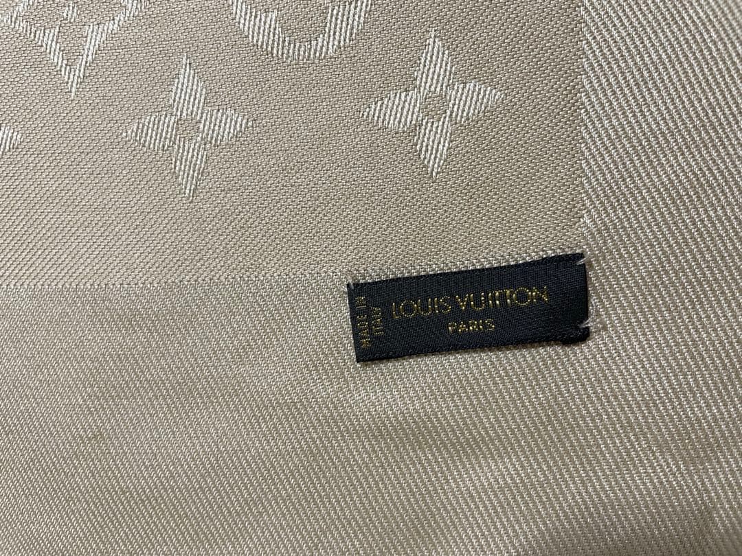 LOUIS VUITTON ストール ベージュ【140cm×140cm】