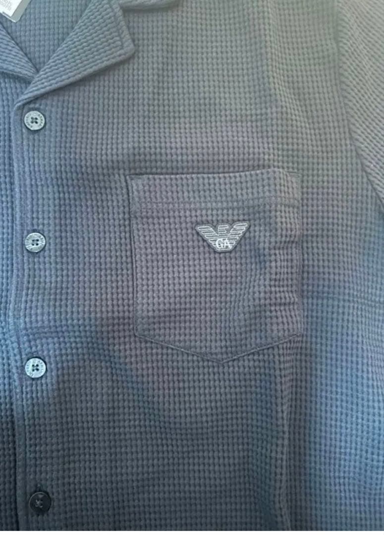 【新品・未使用】EMPORIO ARMANI ルームウェアネイビー セットアップ