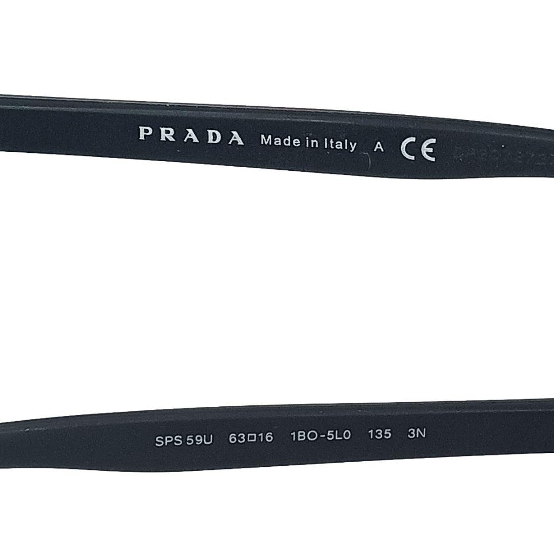 プラダ PRADA サングラス プラダスポーツ ハーフミラー ブラック 男女兼用