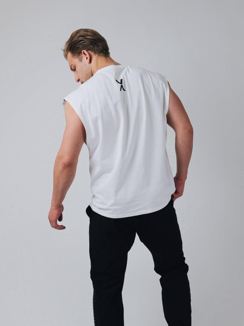 VEATM NO SLEEVE TOPS OFF WHT M 新品未開封