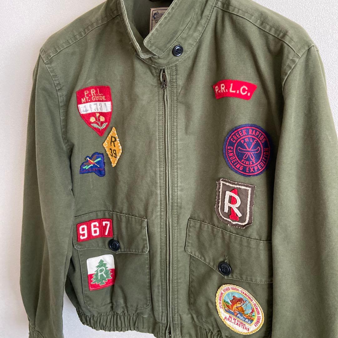 Polo Ralph Lauren パッチ付きミリタリージャケット M