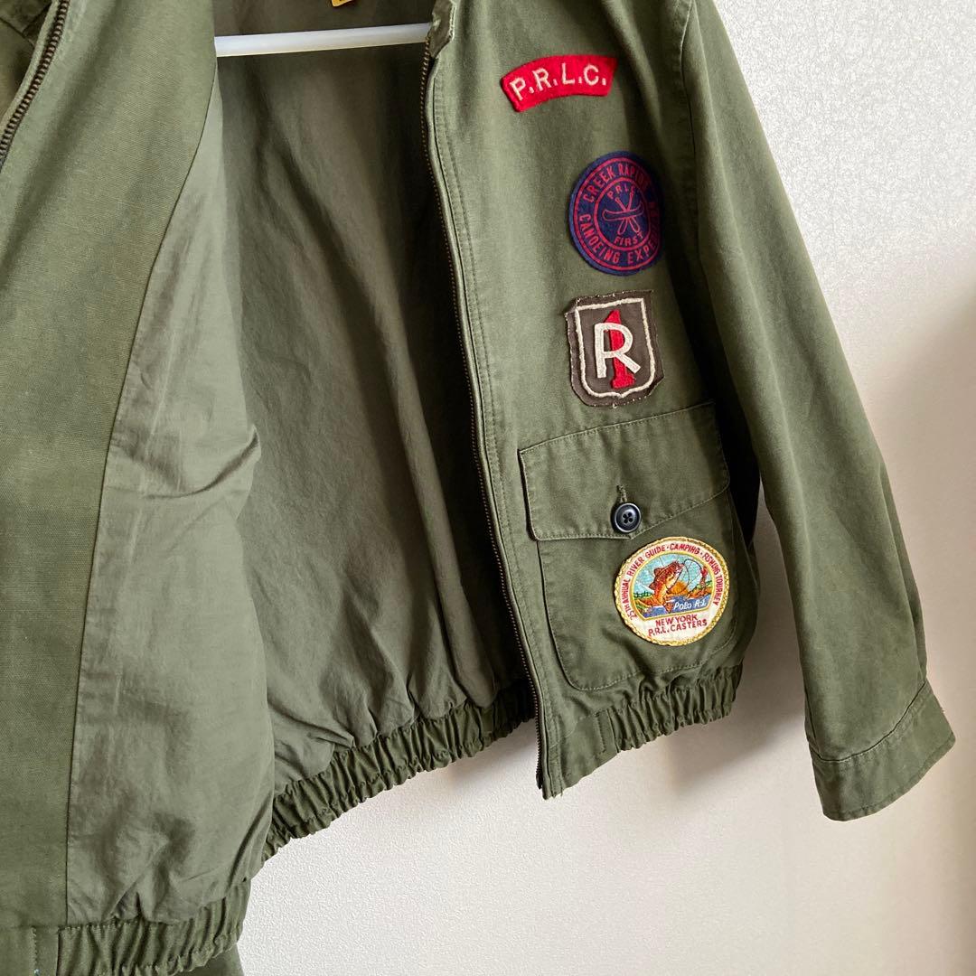 Polo Ralph Lauren パッチ付きミリタリージャケット M
