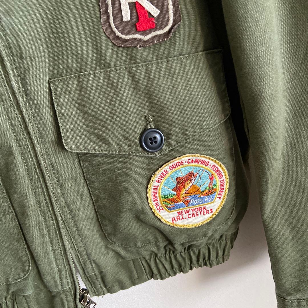 Polo Ralph Lauren パッチ付きミリタリージャケット M