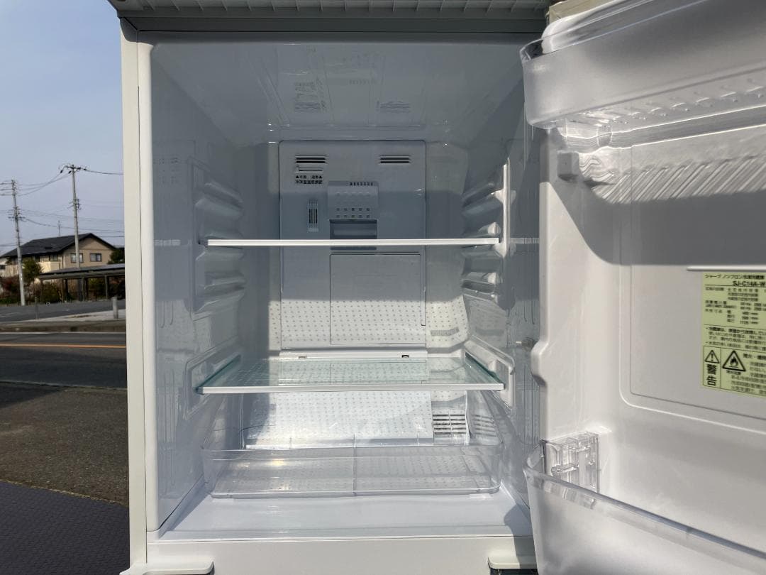 愛知岐阜/送料込★美品★シャープ 137L冷蔵庫 SJ-C14A-W 2015年