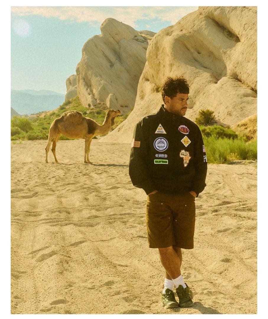 HUF パッチ付き MA-1ジャケット Mサイズ　ランドクルーザー　トヨタ