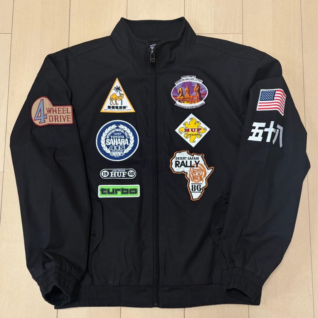HUF パッチ付き MA-1ジャケット Mサイズ　ランドクルーザー　トヨタ