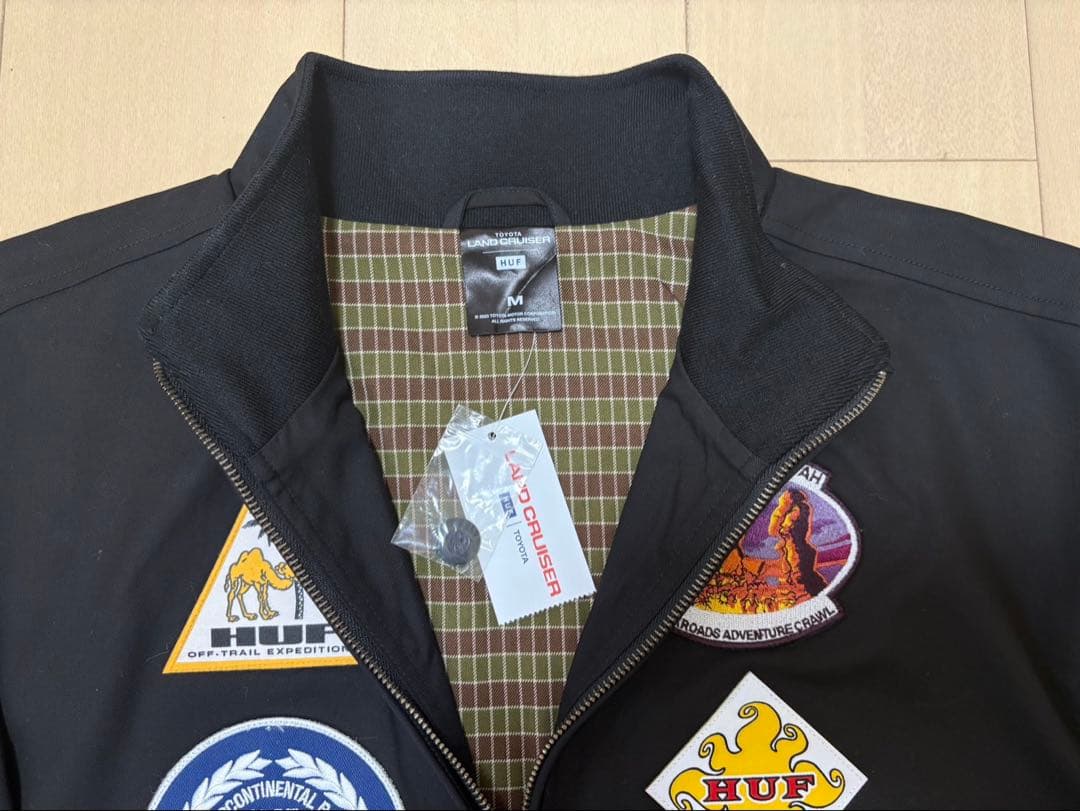 HUF パッチ付き MA-1ジャケット Mサイズ　ランドクルーザー　トヨタ