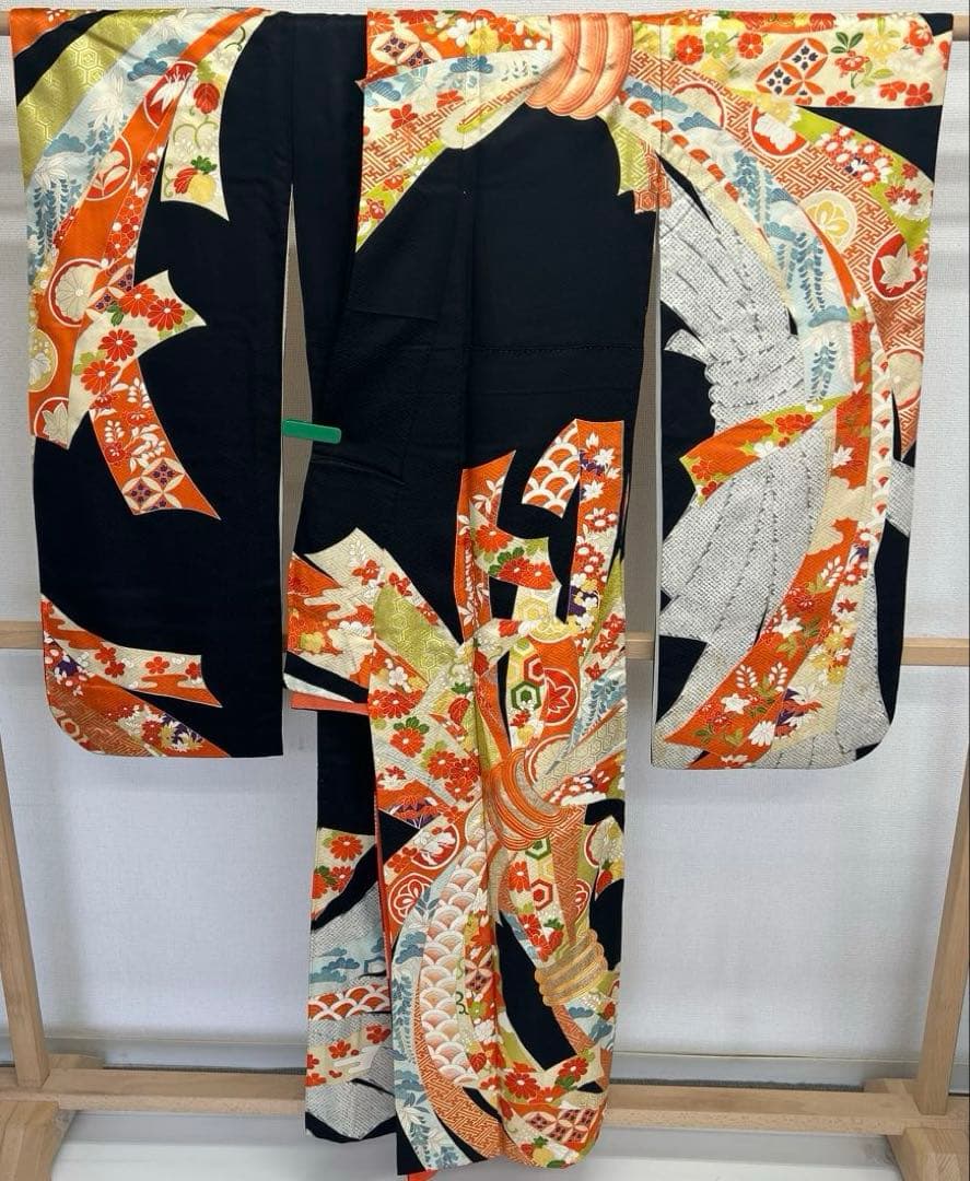 夢*乃様 振袖 正絹 まとめ売り 着物 リメイク み-50