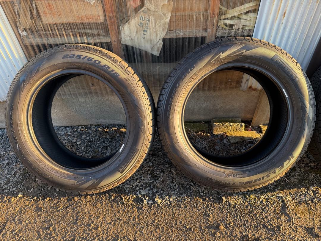 ミゾ多　PIRELLI ICE ASIMMETRICO 225/60R18 ②