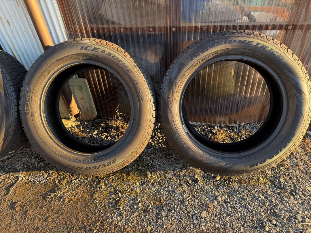 ミゾ多　PIRELLI ICE ASIMMETRICO 225/60R18 ②
