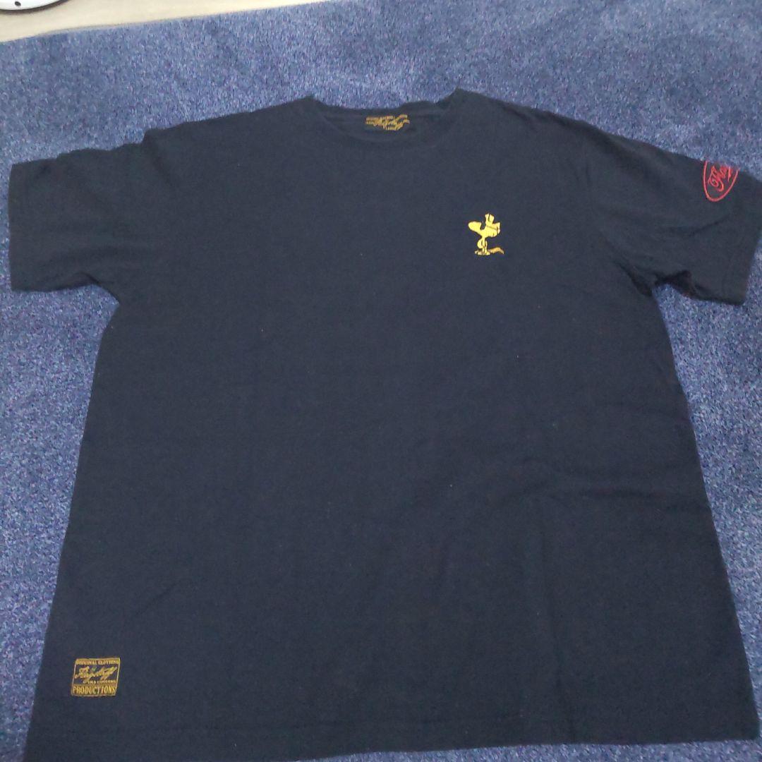 Vanson＆Peanuts Motorcycles Tシャツ ブラック